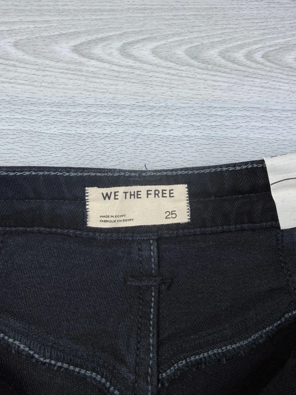 We The Free Kellee High Rise Palazzo Jeans Black Size 25